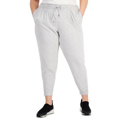 ID Ideology Off Duty Plus Size Jogger Pants, - Grey Whisper Heather