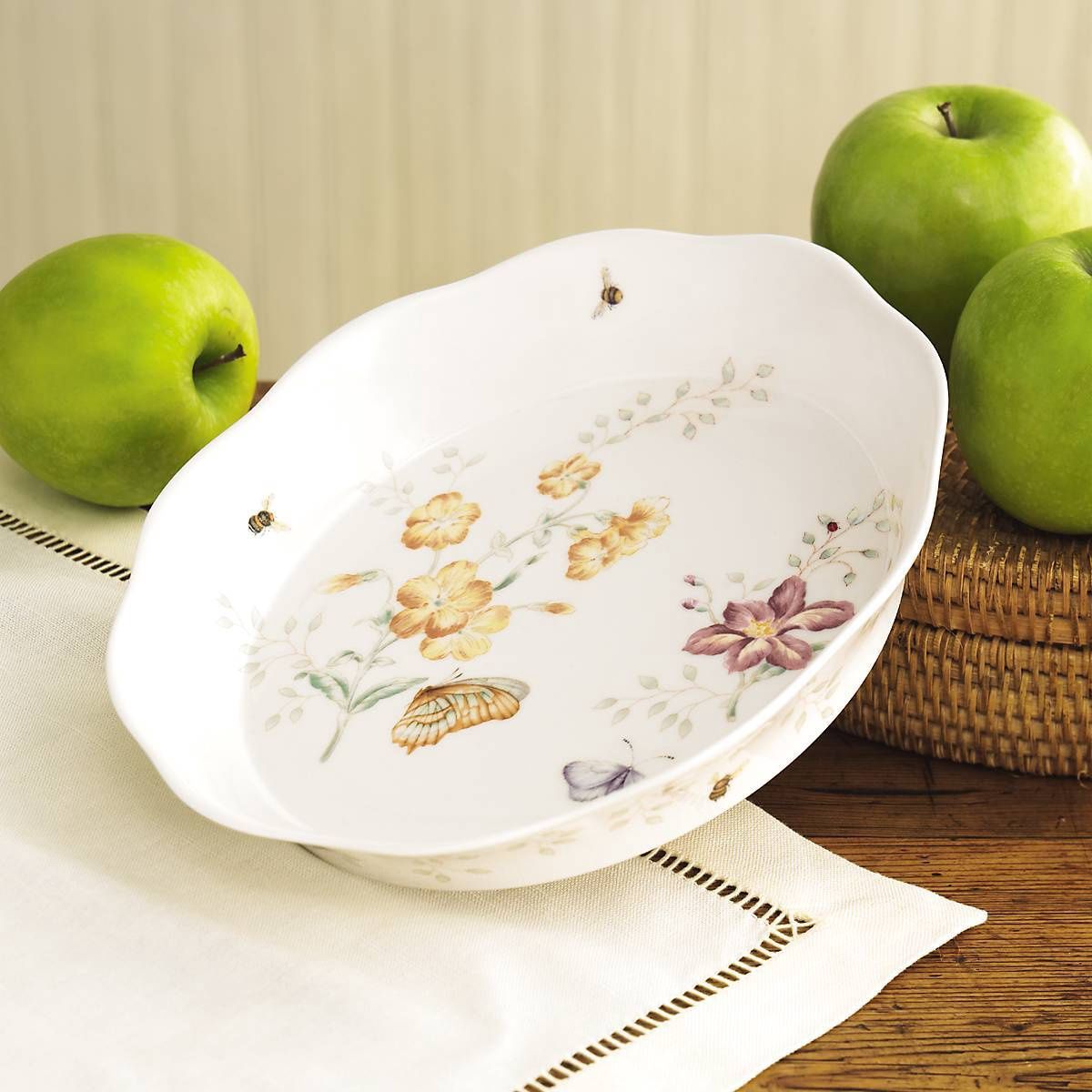 Lenox Butterfly Meadow Pie Serving Plate