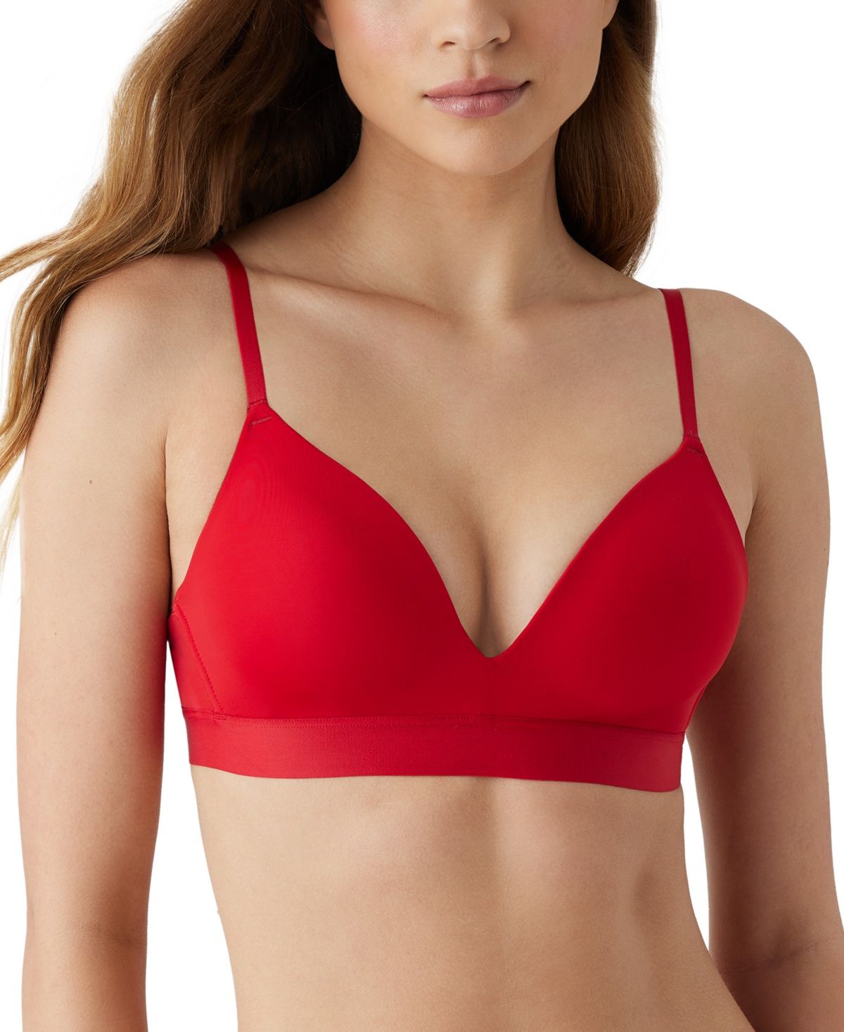 B.tempt&#39;d Women&#39;s Opening Act Wire-Free Contour Bra 956227 - Haute Red