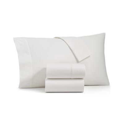 Charter Club Sleep Luxe Solid Cotton Flannel 4-Pc. Sheet Set, Queen, - White