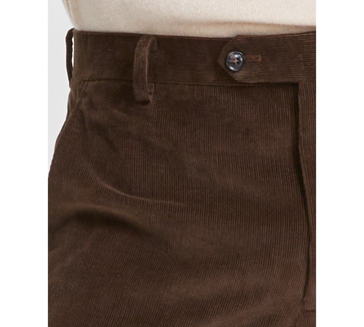 Tommy Hilfiger Men&#39;s Modern-Fit Solid Corduroy Pants - Brown
