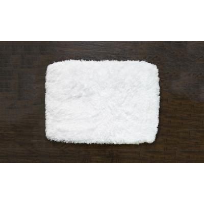 Popular Bath St. Lucia 17&quot; X 24&quot; Faux-Fur Bath Rug - White