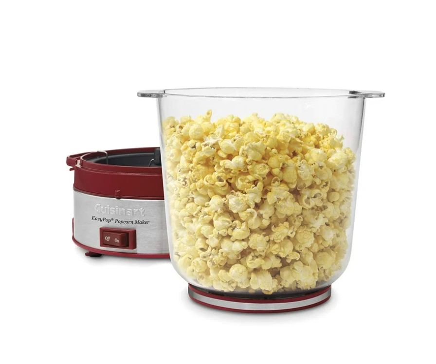 Cuisinart  500-Watt 4 Oz. Red Stainless Steel Countertop Popcorn Machine
