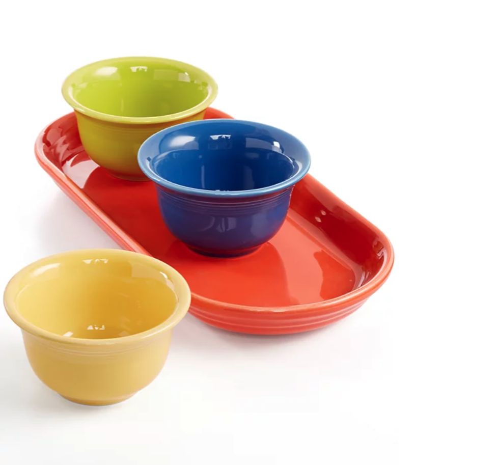 Fiesta Mixed Colors 4-Piece Entertaining Set