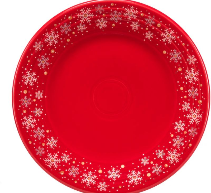 Fiesta Snowflake Dinner Plate,