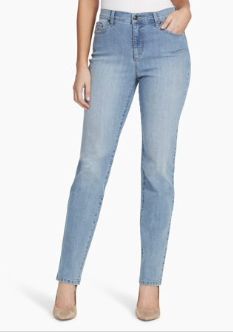 Amanda Womens Light Wash High-Waist Tapered Leg Jeans 10M