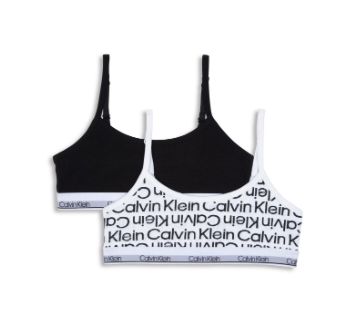Big Girls Crop Bra Set, 2 Piece