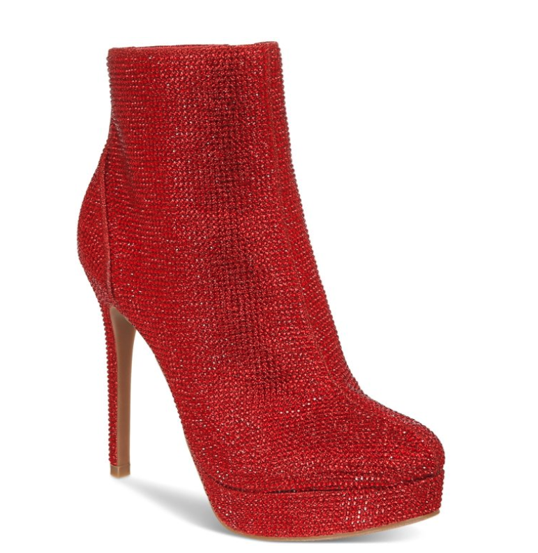 Thalia Sodi Womens Chiara Platform Dress Red Lurex 11M - Picture 5 of 5