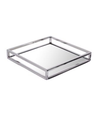Classic Touch Classic Touch Mirrored Napkin Silver