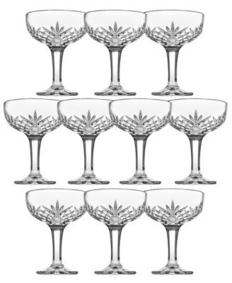 Godinger Godinger Dublin Coupes, Set of Clear