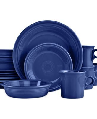 Fiesta 16-Piece Dinnerware Set Cobalt