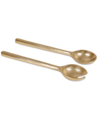 Hotel Collection Set of 2 Facet Salad Servers, Created for Macys - Multi