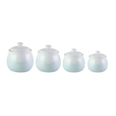 American Atelier Oasis Mint White Canister, Set Mint