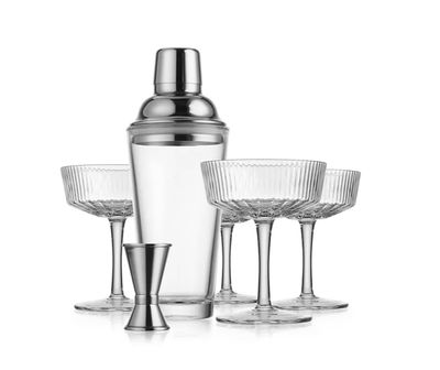 Godinger Godinger Martini Set with Cock Clear