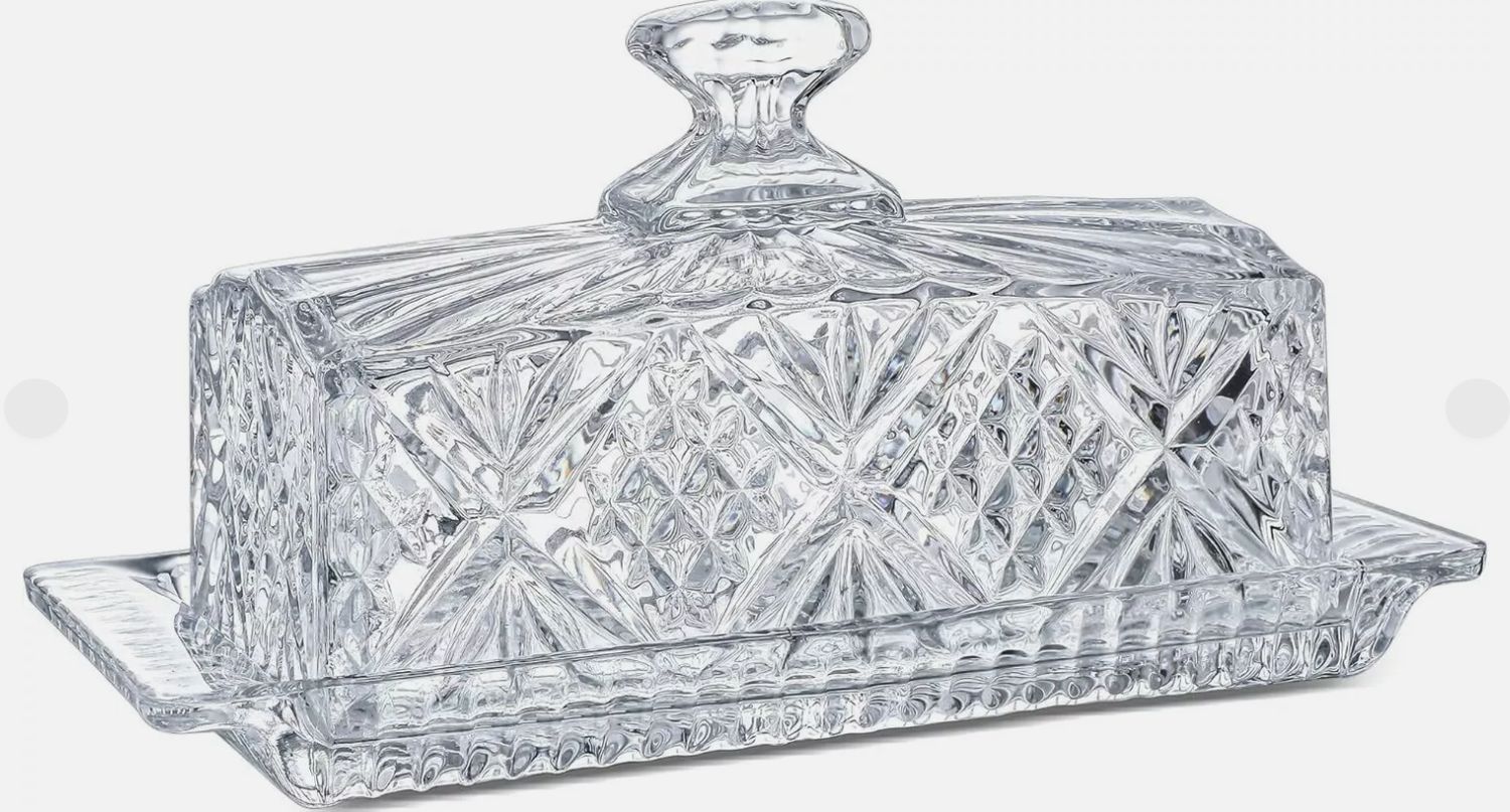 Godinger Dublin Covered Butter Dish