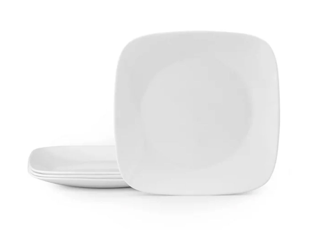 Corelle Vivid White 4pc Dinner Plate White