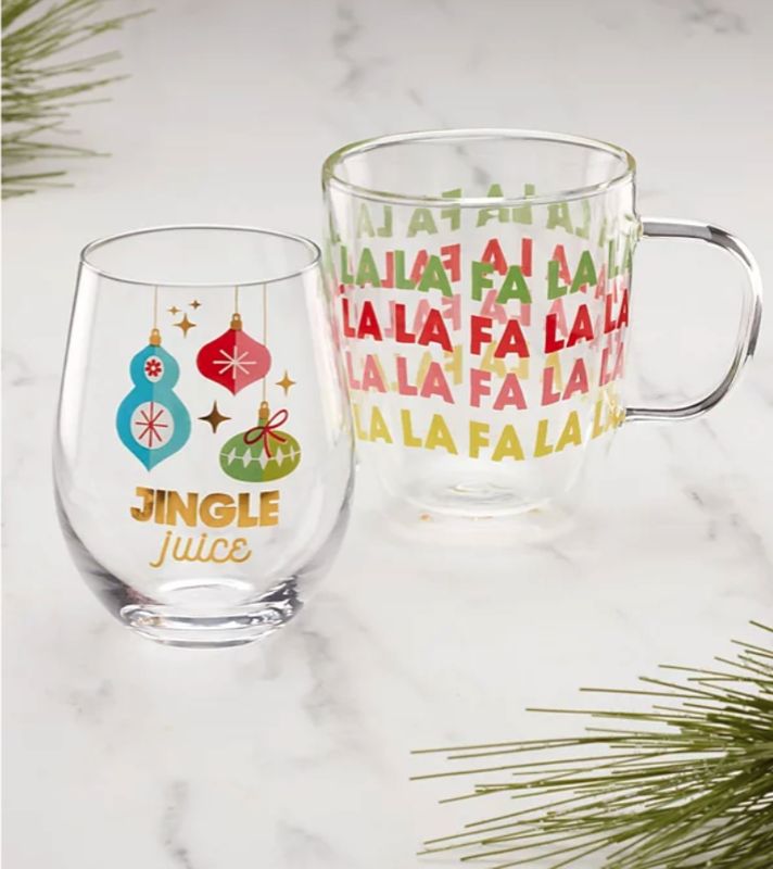 Cambridge Fa La La La Mug Wine Multi