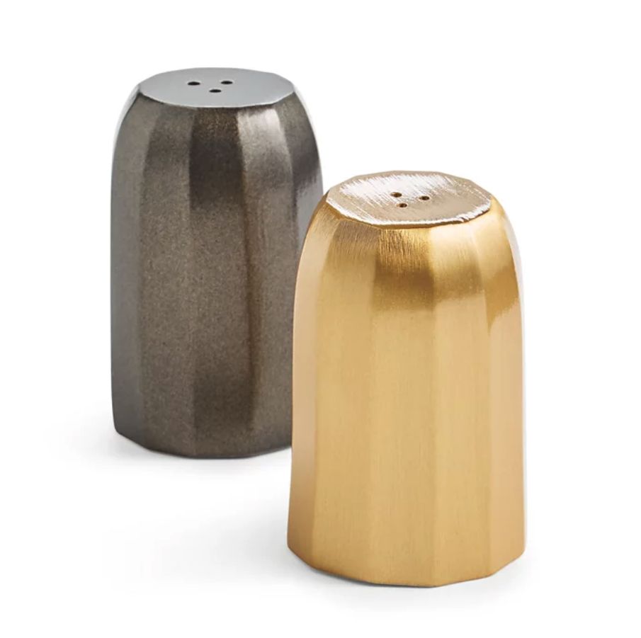 Hotel Collection Serve Faceted Salt Pepper Sh Multi