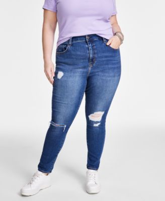 Levis Trendy Plus Size 721 High-Rise Straight Through 16W