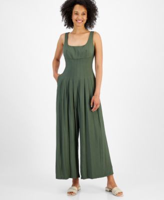 Taylor Womens Square-Neck Sleeveless Basil 8