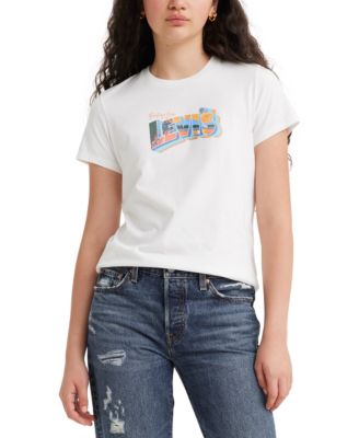 Levis Trendy Taglie Forti Perfetto Postc Arancione Tramonto 2X - Foto 2 di 2