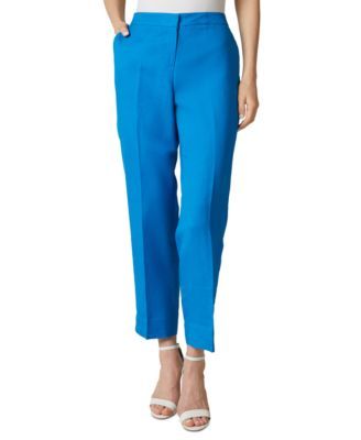 Kasper Petite Mid Rise Straight-Leg Z Riviera 16P