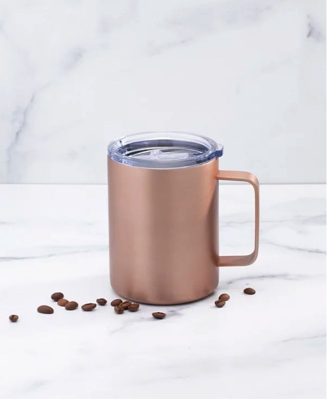 Thirstystone by Cambridge 16 Oz Insulated Coffee Mug - Brushed Copper