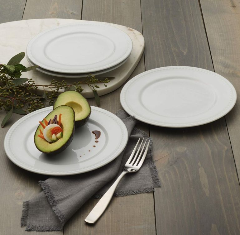 8.5 Inch Porcelain Salad Plates by Fitz and Floyd