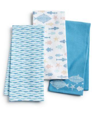 The Cellar Fashion Coastal 3-Pc. Towel Se