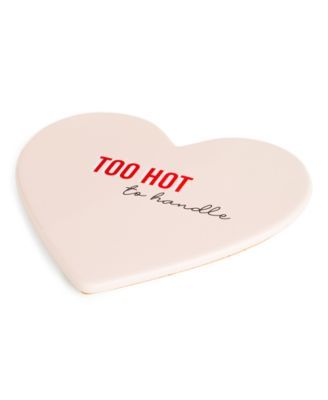 The Cellar Too Hot Heart Ceramic Trivet