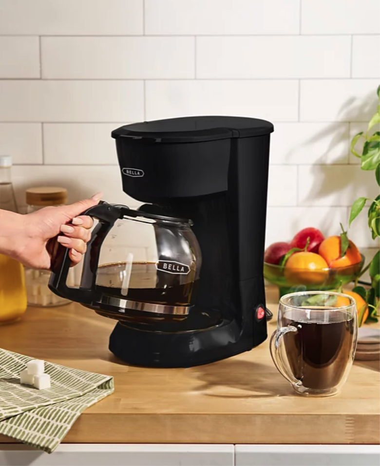 Cafetière goutte à goutte Bella 12 tasses en verre - Noir - Photo 6/6
