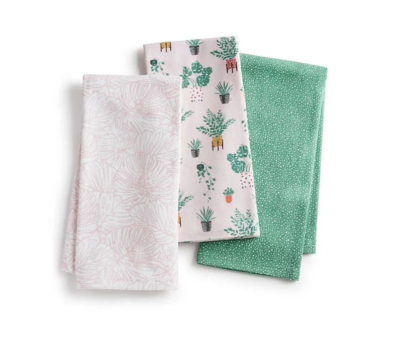 The Cellar Fashion Plants 3-Pc. Towel Set