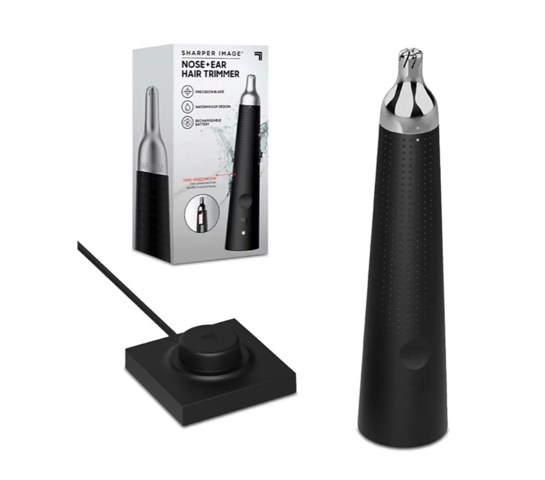 Sharper Image Cordless Water-Resistant Nose + Ear Trimmer