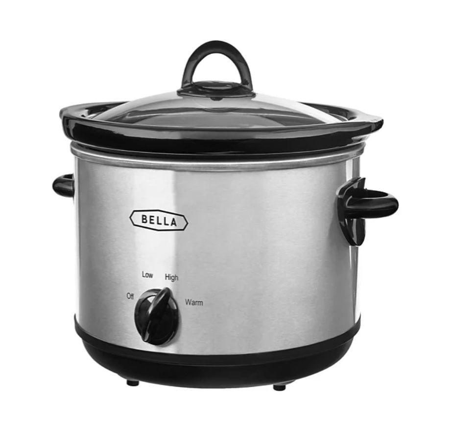 Bella 5-Qt. Stainless Steel Electric Slow Cooker - Stainless