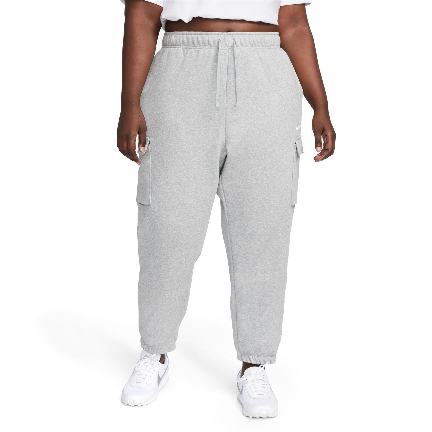 Nike Plus Size Sportswear Club Carg Dark Grey Heather 1X