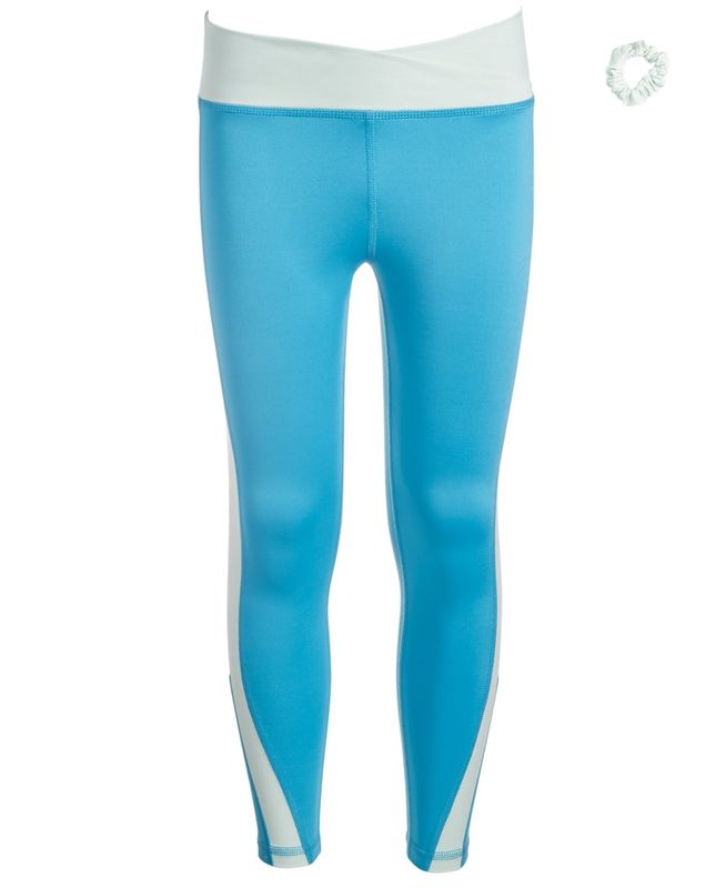 ID Ideology Toddler &amp; Little Girls 2-Pc. Colorblocked Leggings &amp; Scrunchy Set, - Sea Shore