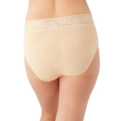 Wacoal Women&#39;s Comfort Touch Brief Panty in Beige | Plus Size Medium | HerRoom.com
