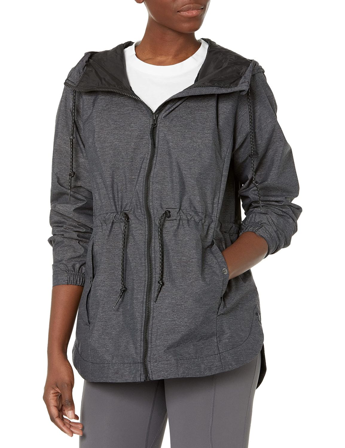 Women&#39;s Columbia Lillian Ridge Rain Jacket XLarge Black
