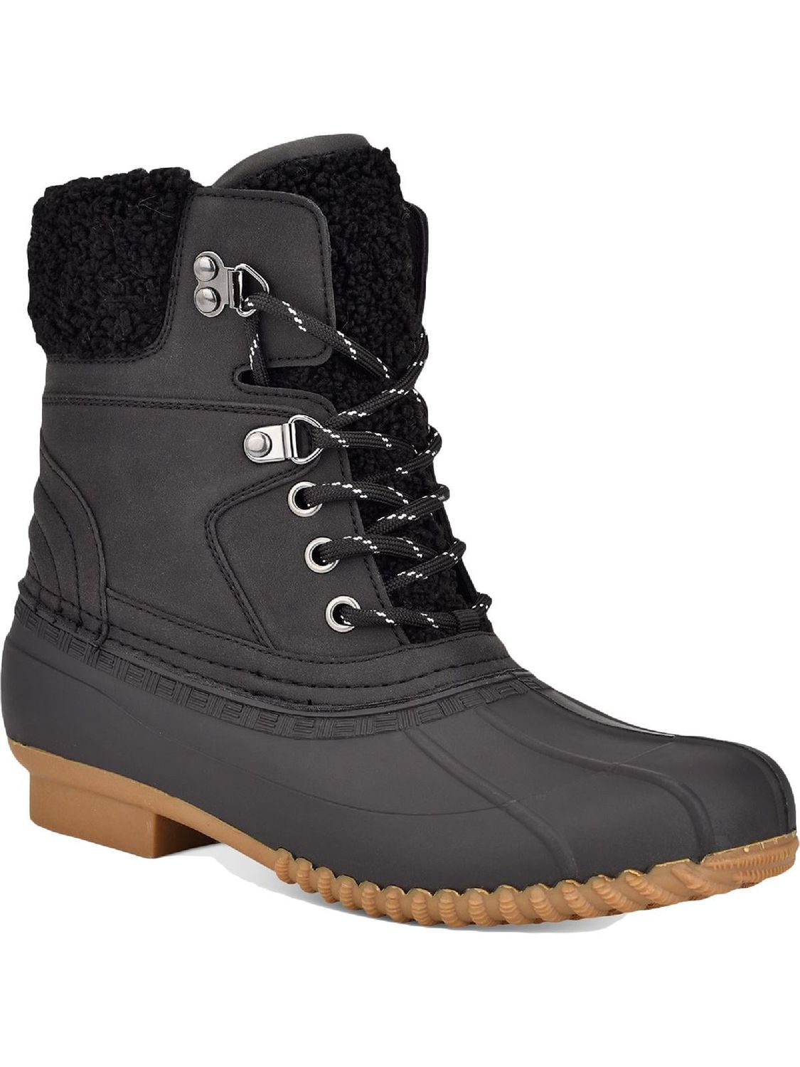 Tommy Hilfiger Tommy Hilfiger Womens Rainah Black Multi Manmade, Faux Leat 8M