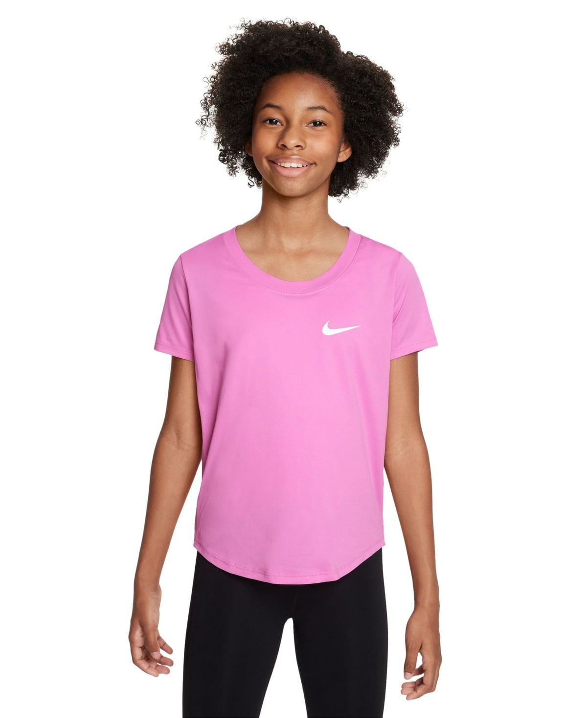 Nike Big Girls Dri-FIT Training T-s Pink L 1416