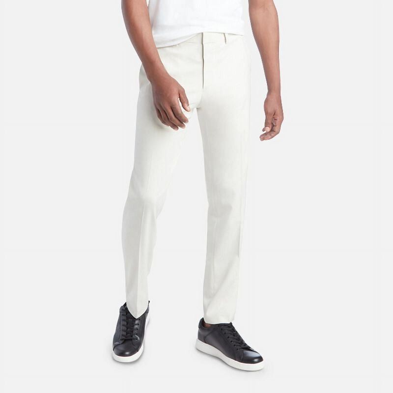Kenneth Cole Reaction Men&#39;s Slim-Fit Stretch Dress Pants, - Chambray