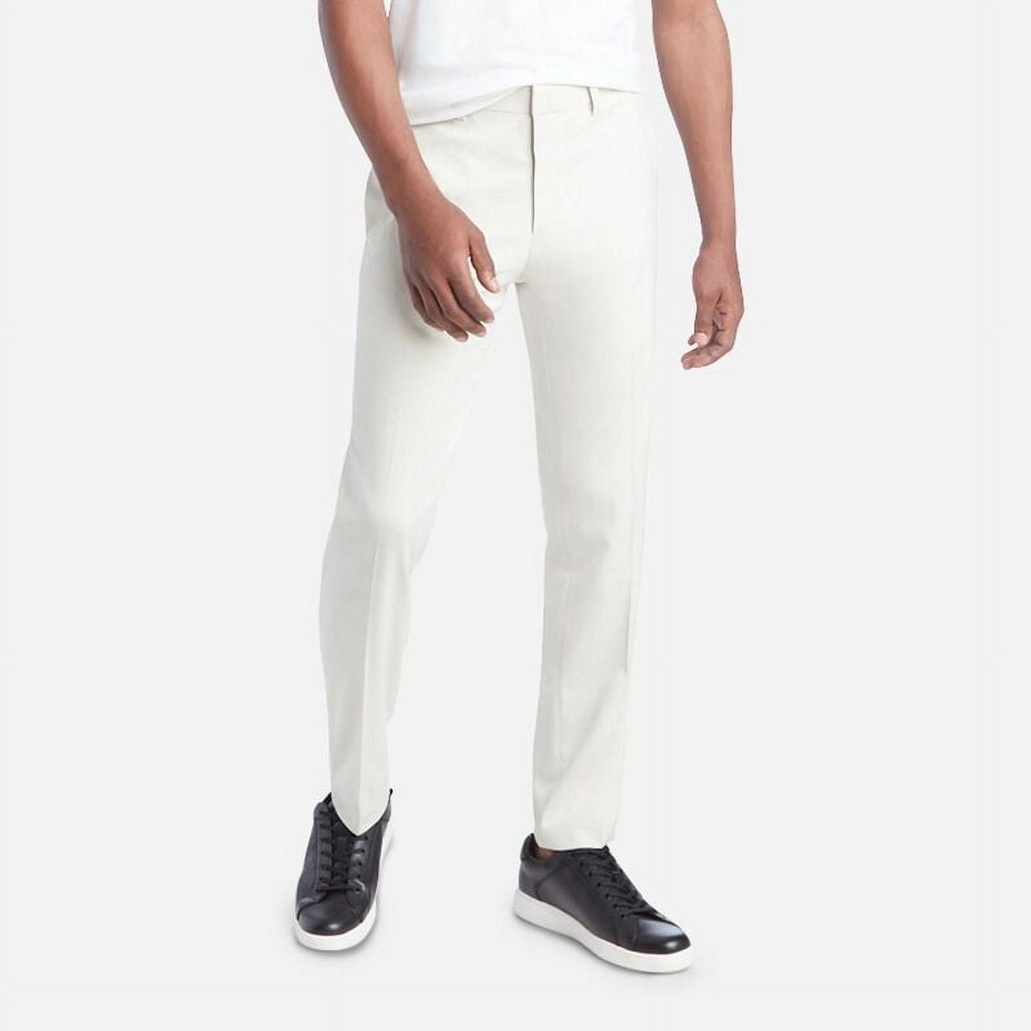 Kenneth Cole Reaction Men&#39;s Slim-Fit Stretch Dress Pants, - Chambray