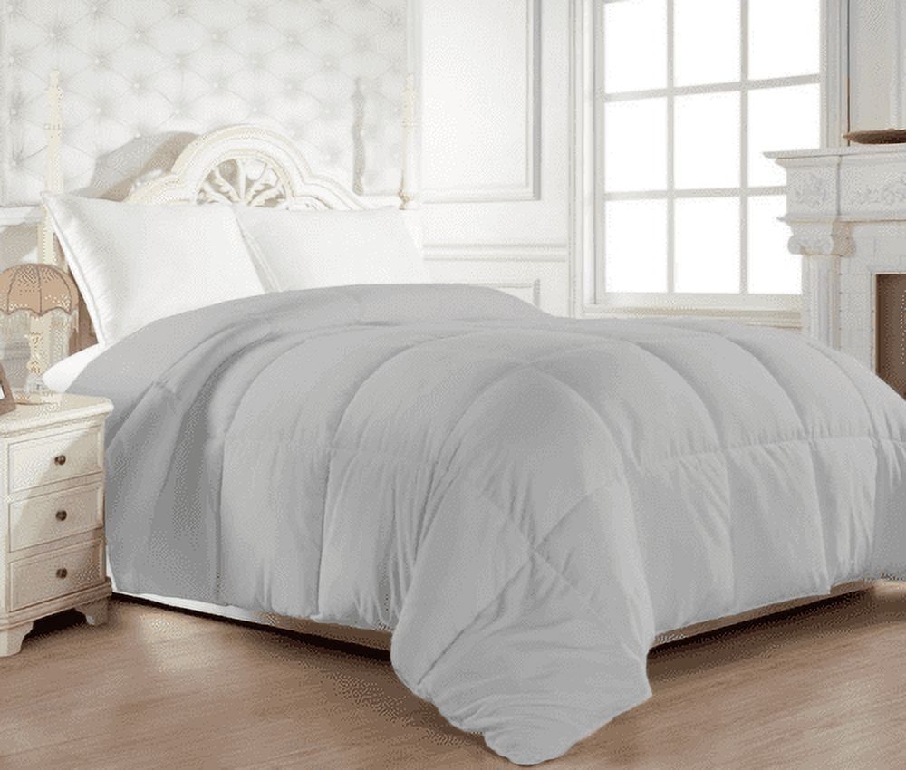 Elegant Comfort 1200 Thread Count Down Alternative Comforter, King/California King - Grey
