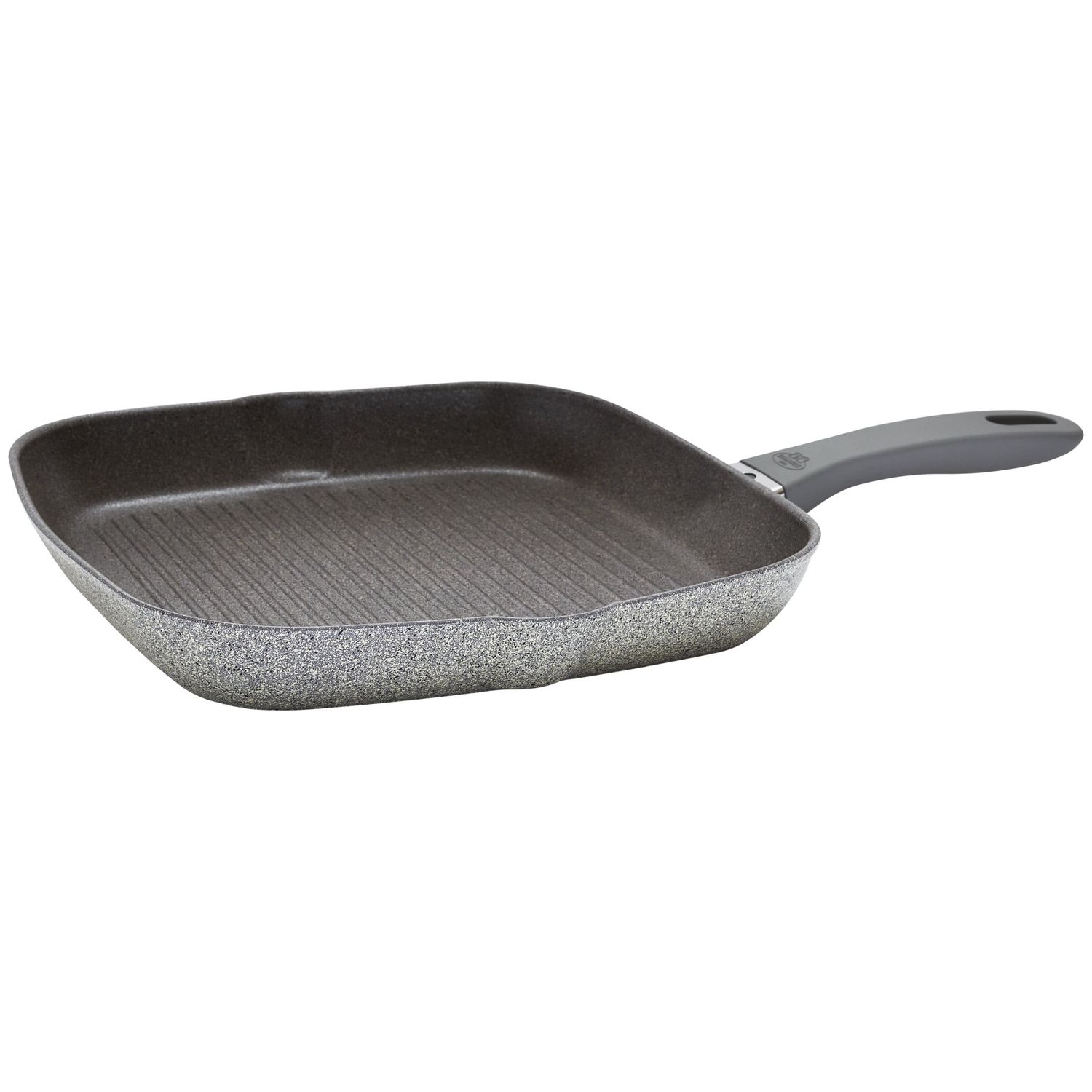BALLARINI Parma Plus by HENCKELS 11-inch Aluminum Nonstick Grill Pan, Made in Italy - Grey
