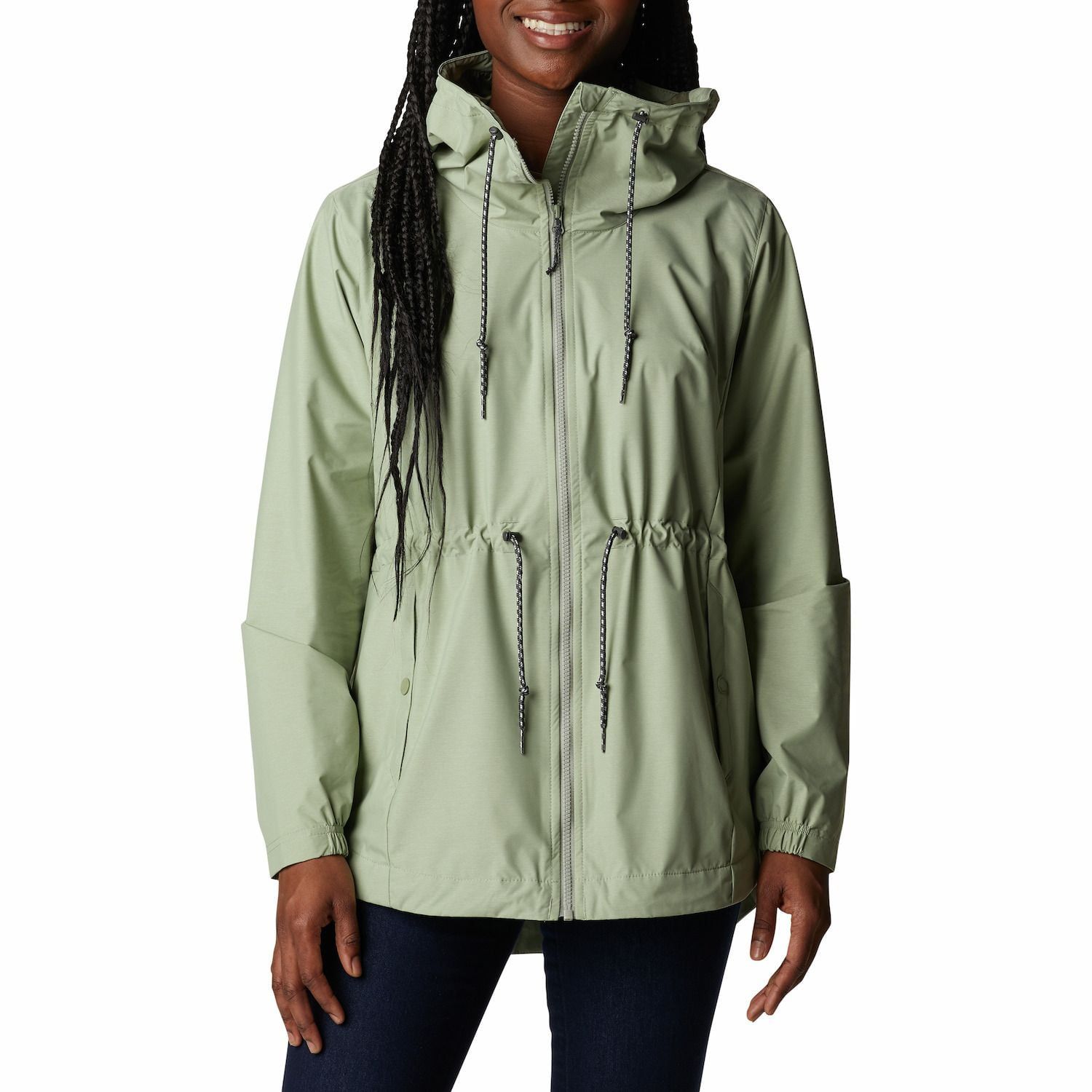 Columbia Women&#39;s Lillian Ridge Shell Waterproof Rain Jacket - Safari