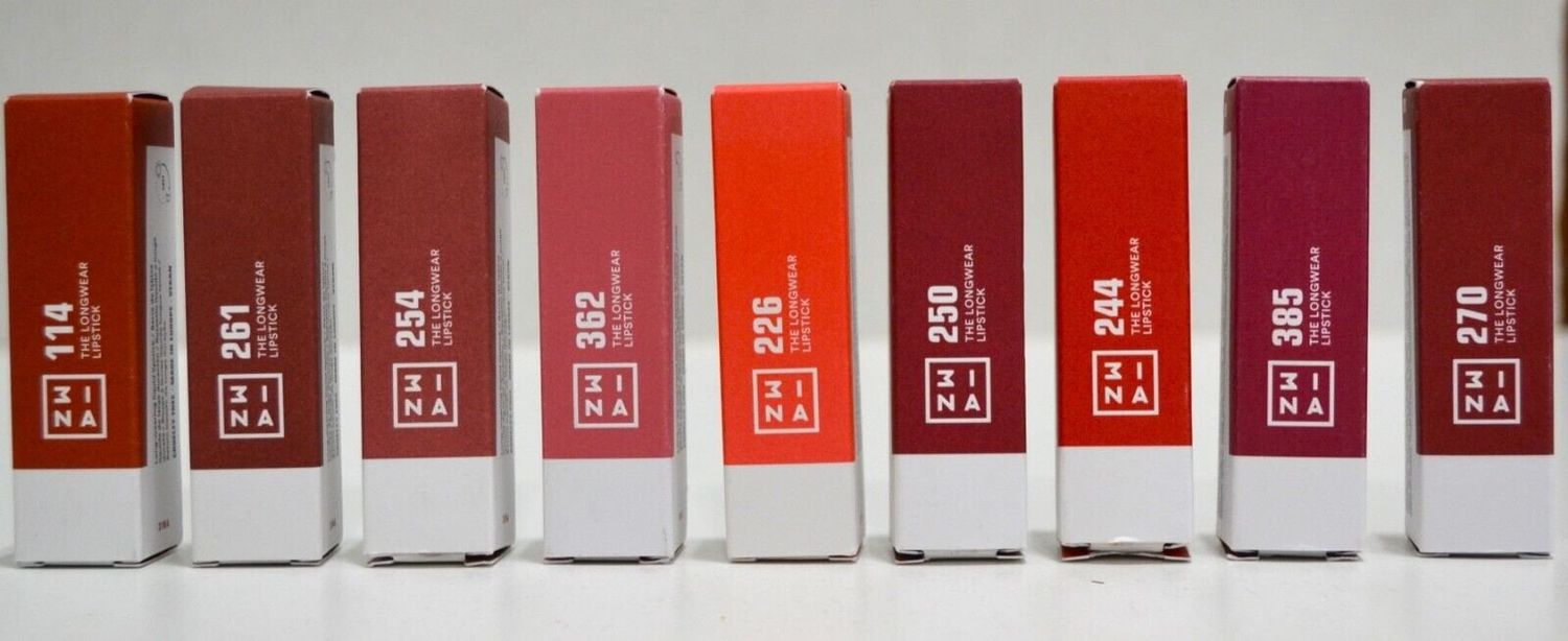 3INA the Longwear Lipstick Long-lasting Liquid Lipstick Shade 385 - Dark Raspberry Pink 6 Ml