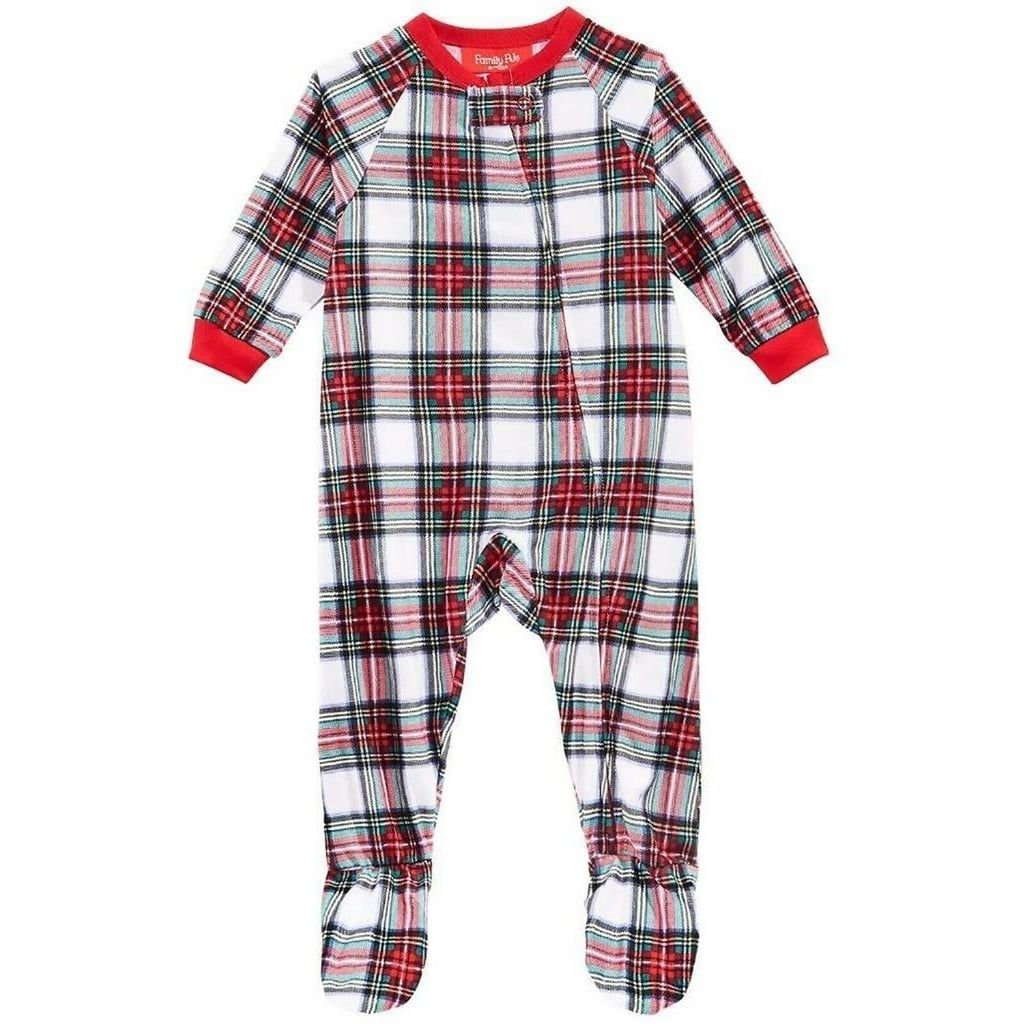 Matching Baby Stewart Plaid Footed Family Pajamas, - Stewart Plaid