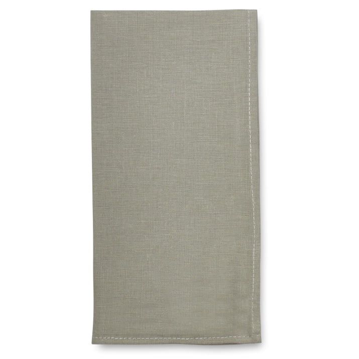 Chilewich Solid Linen Napkin, 21 X 21