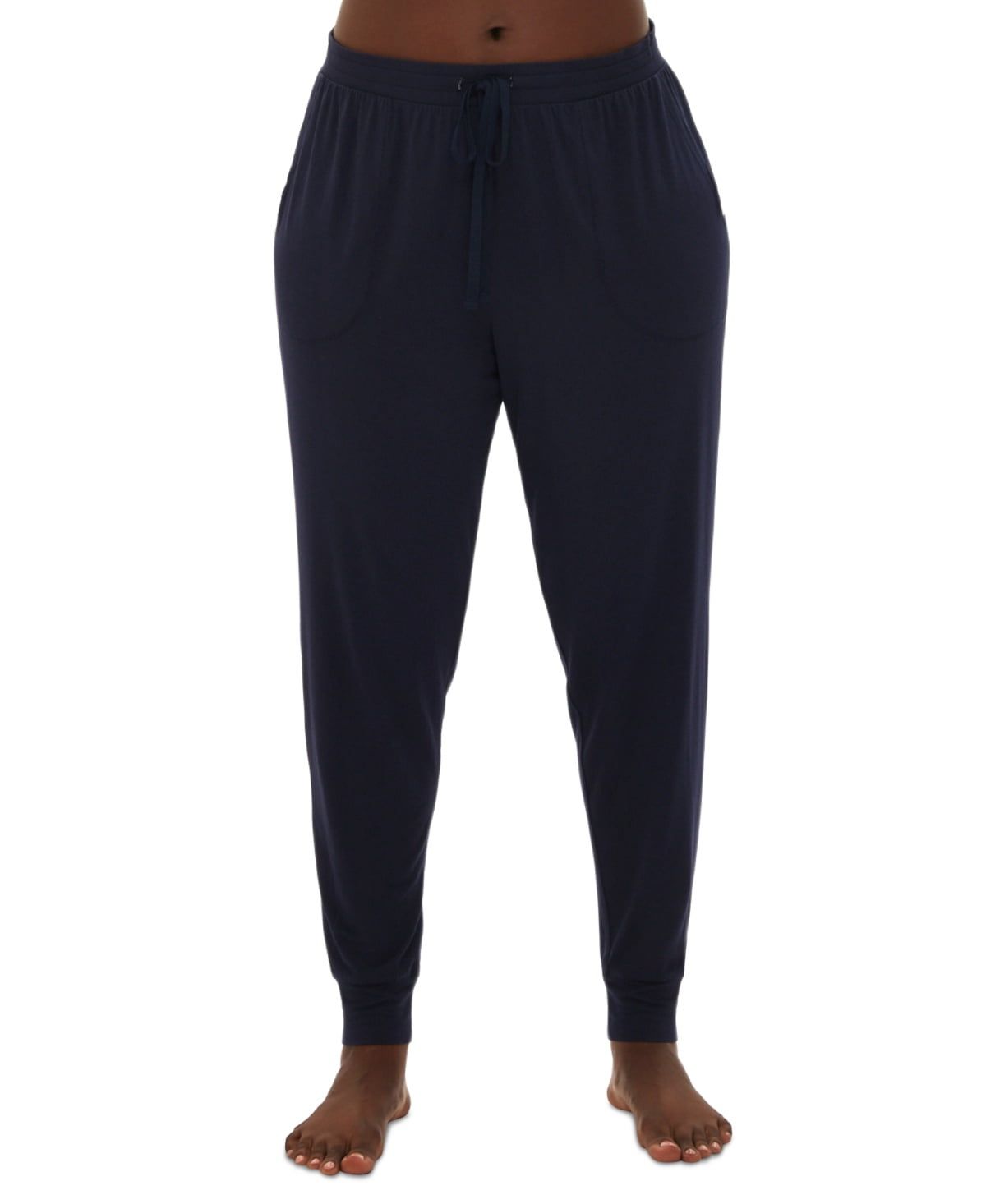 GAP Womens Drawstring-Waist Jogge Navy Uniform M
