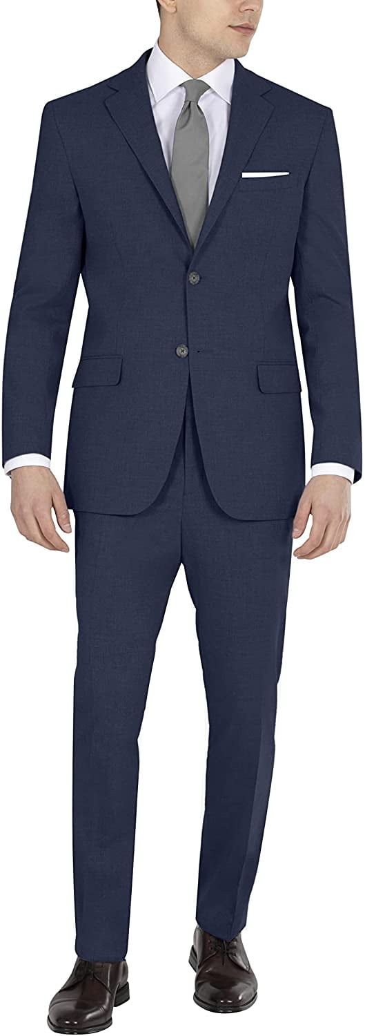 Dkny Men&#39;s Modern-Fit Stretch Suit Separate Pants - Navy